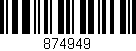 Código de barras (EAN, GTIN, SKU, ISBN): '874949'