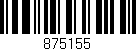 Código de barras (EAN, GTIN, SKU, ISBN): '875155'