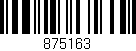 Código de barras (EAN, GTIN, SKU, ISBN): '875163'