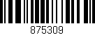 Código de barras (EAN, GTIN, SKU, ISBN): '875309'