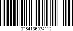Código de barras (EAN, GTIN, SKU, ISBN): '8754166874112'