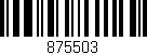 Código de barras (EAN, GTIN, SKU, ISBN): '875503'