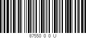 Código de barras (EAN, GTIN, SKU, ISBN): '87550_0_0_U'