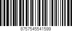 Código de barras (EAN, GTIN, SKU, ISBN): '8757545541599'