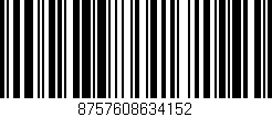 Código de barras (EAN, GTIN, SKU, ISBN): '8757608634152'