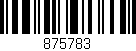 Código de barras (EAN, GTIN, SKU, ISBN): '875783'