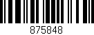 Código de barras (EAN, GTIN, SKU, ISBN): '875848'