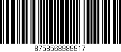 Código de barras (EAN, GTIN, SKU, ISBN): '8758568989917'
