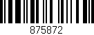 Código de barras (EAN, GTIN, SKU, ISBN): '875872'