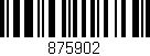 Código de barras (EAN, GTIN, SKU, ISBN): '875902'