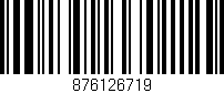Código de barras (EAN, GTIN, SKU, ISBN): '876126719'