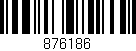 Código de barras (EAN, GTIN, SKU, ISBN): '876186'