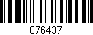 Código de barras (EAN, GTIN, SKU, ISBN): '876437'
