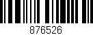 Código de barras (EAN, GTIN, SKU, ISBN): '876526'
