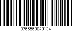 Código de barras (EAN, GTIN, SKU, ISBN): '8765560043134'