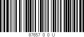 Código de barras (EAN, GTIN, SKU, ISBN): '87657_0_0_U'