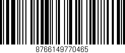 Código de barras (EAN, GTIN, SKU, ISBN): '8766149770465'