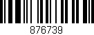 Código de barras (EAN, GTIN, SKU, ISBN): '876739'