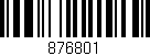 Código de barras (EAN, GTIN, SKU, ISBN): '876801'