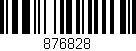 Código de barras (EAN, GTIN, SKU, ISBN): '876828'