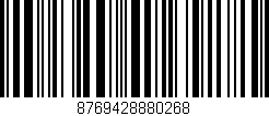 Código de barras (EAN, GTIN, SKU, ISBN): '8769428880268'