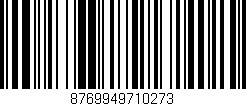 Código de barras (EAN, GTIN, SKU, ISBN): '8769949710273'