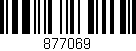 Código de barras (EAN, GTIN, SKU, ISBN): '877069'