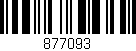 Código de barras (EAN, GTIN, SKU, ISBN): '877093'