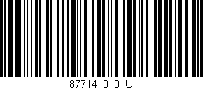 Código de barras (EAN, GTIN, SKU, ISBN): '87714_0_0_U'