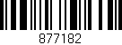 Código de barras (EAN, GTIN, SKU, ISBN): '877182'