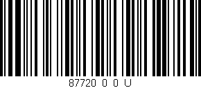 Código de barras (EAN, GTIN, SKU, ISBN): '87720_0_0_U'