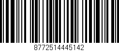 Código de barras (EAN, GTIN, SKU, ISBN): '8772514445142'