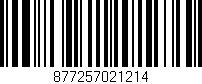 Código de barras (EAN, GTIN, SKU, ISBN): '877257021214'