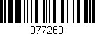 Código de barras (EAN, GTIN, SKU, ISBN): '877263'