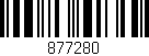 Código de barras (EAN, GTIN, SKU, ISBN): '877280'