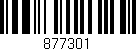 Código de barras (EAN, GTIN, SKU, ISBN): '877301'