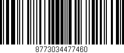 Código de barras (EAN, GTIN, SKU, ISBN): '8773034477460'