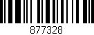Código de barras (EAN, GTIN, SKU, ISBN): '877328'