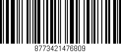 Código de barras (EAN, GTIN, SKU, ISBN): '8773421476809'