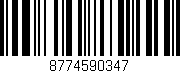 Código de barras (EAN, GTIN, SKU, ISBN): '8774590347'