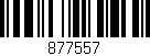 Código de barras (EAN, GTIN, SKU, ISBN): '877557'