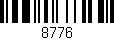 Código de barras (EAN, GTIN, SKU, ISBN): '8776'