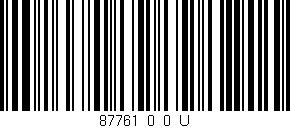 Código de barras (EAN, GTIN, SKU, ISBN): '87761_0_0_U'