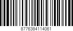 Código de barras (EAN, GTIN, SKU, ISBN): '8776384114061'