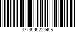 Código de barras (EAN, GTIN, SKU, ISBN): '8776989233495'