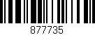 Código de barras (EAN, GTIN, SKU, ISBN): '877735'