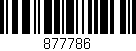 Código de barras (EAN, GTIN, SKU, ISBN): '877786'
