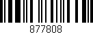Código de barras (EAN, GTIN, SKU, ISBN): '877808'
