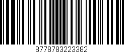 Código de barras (EAN, GTIN, SKU, ISBN): '8778783223382'