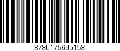 Código de barras (EAN, GTIN, SKU, ISBN): '8780175695158'